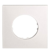 Рамка 1-постовая квадрат (белый) Vintage-Quadro